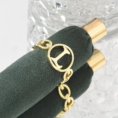Brass Open Cuff Rings for Women RJEW-K289-01G-L-1
