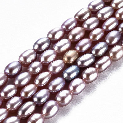 Natural Cultured Freshwater Pearl Beads Strands PEAR-N012-02D-1