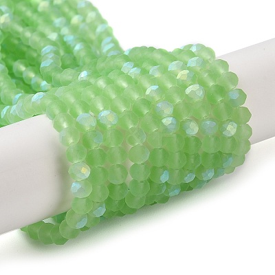 Transparent Glass Beads Strands EGLA-A034-T4mm-MB09-1
