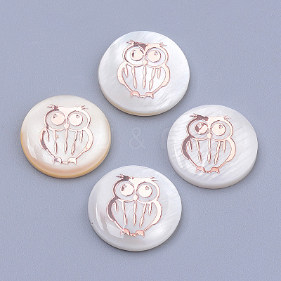 Freshwater Shell Cabochons BSHE-S622-06-1