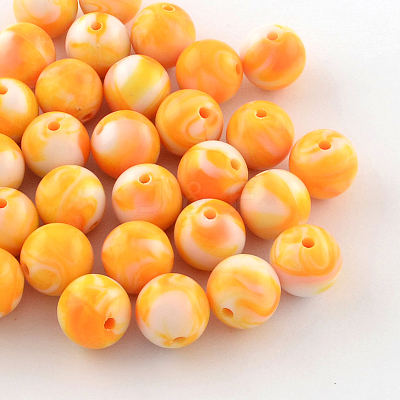 Opaque Acrylic Beads SACR-R853-12mm-M-1