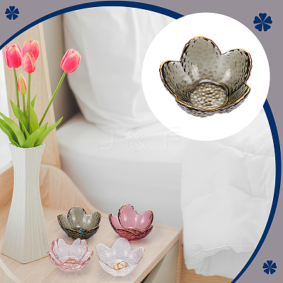 Glass Salad Bowl AJEW-WH0348-469A-1