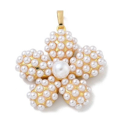 Rack Plating Brass Pendants KK-G515-36G-1