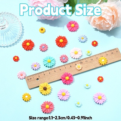 15Pcs 3 Styles Resin Cabochons Sets CRES-YW0002-32A-1