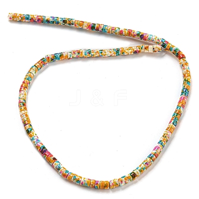 Baking Paint Synthetic Turquoise Beads Strands G-H060-02A-06-1