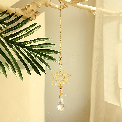 Natural Quartz Crystal Suncathcers PW-WG59A96-01-1