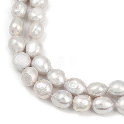 Natural Cultured Freshwater Pearl Beads Strands PEAR-P064-20K-03E-1