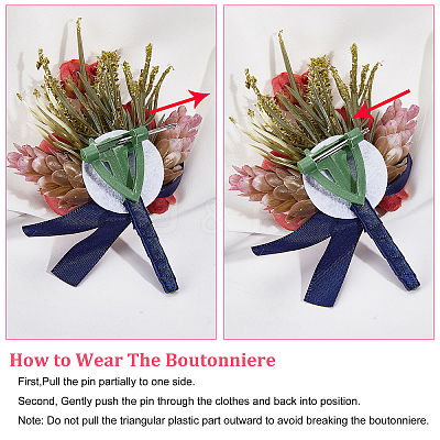 1Pc Silk Cloth Wrist Corsage AJEW-CP0001-71-1