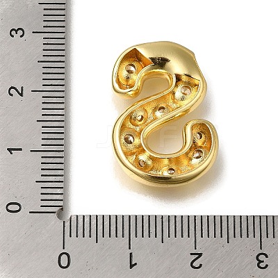 Brass with Cubic Zirconia Pendant X-KK-Q818-03S-G-1