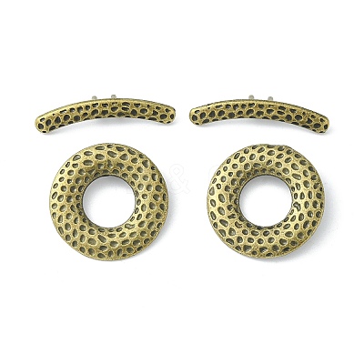 Tibetan Style Alloy Toggle Clasps MLF10975Y-NF-1
