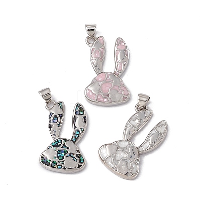 Natural Shell Pendants KK-M234-07P-1