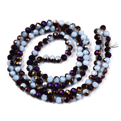Electroplate Glass Beads Strands LS-EGLA-A034-J6mm-F07-1