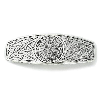 Alloy Hair Barrettes OHAR-C010-05G-AS-1