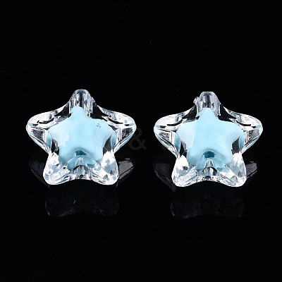 Transparent Acrylic Beads TACR-N011-001C-01-1