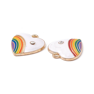 Alloy Enamel Pendant ENAM-H039-07G-1
