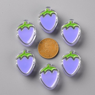 Transparent Enamel Acrylic Beads LS-X1-TACR-S155-003J-1