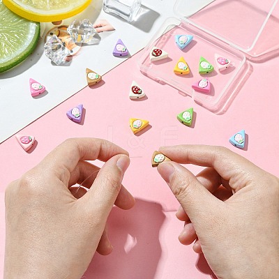 16Pcs 8 Colors Zinc Alloy Beads FIND-CJ0003-82-1