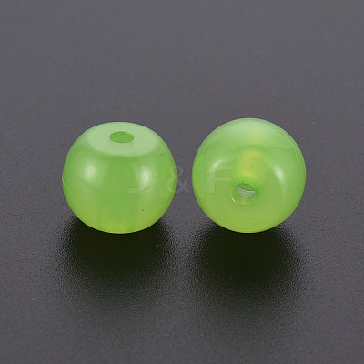 Imitation Jelly Acrylic Beads MACR-S373-14-EA06-1