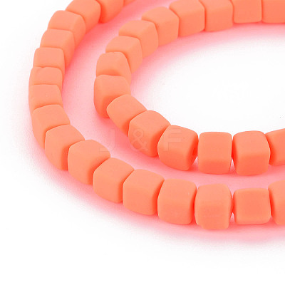 Handmade Polymer Clay Beads Strands X-CLAY-T020-09G-1