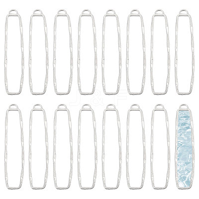 20Pcs Alloy Open Back Bezel Big Pendants FIND-CA0011-76-1