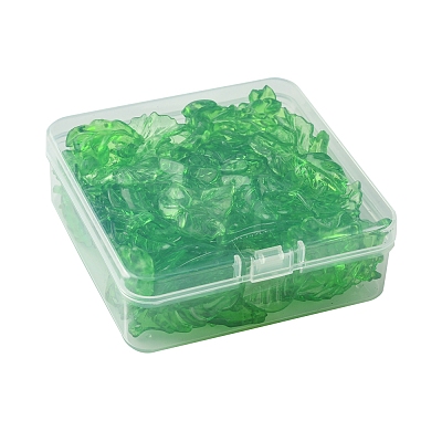120Pcs 8 Styles Transparent Acrylic Pendants OACR-FS0001-71-1