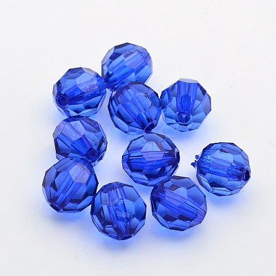 Transparent Acrylic Beads PL505Y-8-1
