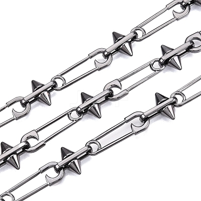 Alloy Paperclip Chains with Rivet LCHA-T001-17B-1