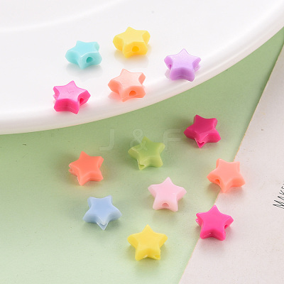 Opaque Acrylic Beads X-MACR-S373-29A-1