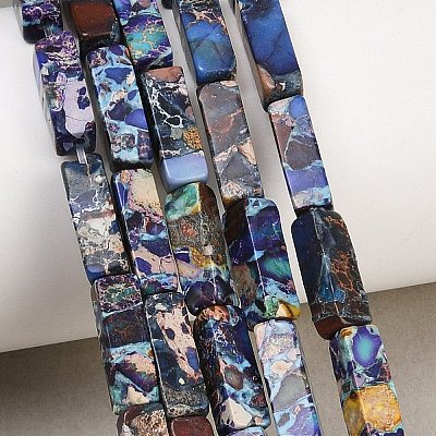 Natural Imperial Jasper Beads Strands G-P391-A08-1