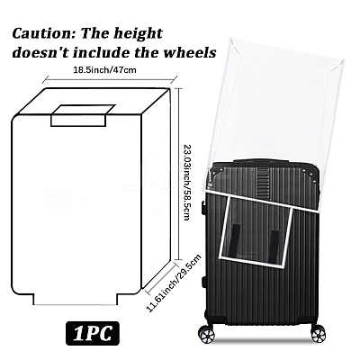 Transparent PVC Luggage Cover AJEW-WH20080-52Q-1