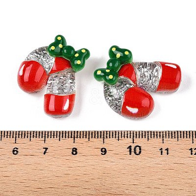 Christmas Theme Transparent Epoxy Resin Decoden Cabochons CRES-T025-01E-1