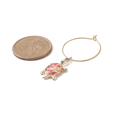 Alloy Enamel Wine Glass Charms AJEW-JO00173-1