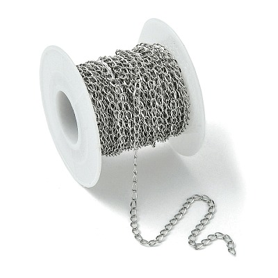 Tarnish Resistant 304 Stainless Steel Twisted Chains CHS-H007-61B-1