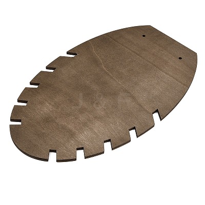 Leaf Shape MDF & Iron Pendant Necklace Jewely Display Stands NDIS-G008-02A-01-1