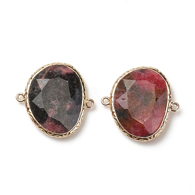 Natural & Synthetic Gemstone Links Connectors G-D058-10G-1