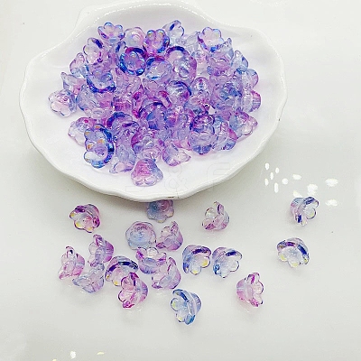 Glass Bead Caps GLAA-WH0033-90C-1