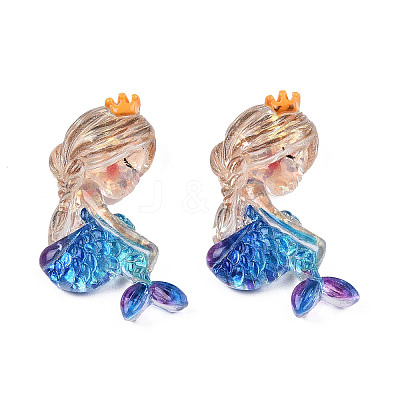 Transparent Resin Cabochons X-CRES-N018-054-1