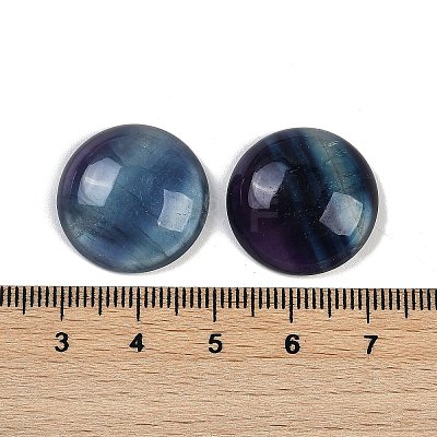 Natural Colorful Fluorite Cabochons X-G-I370-06C-1