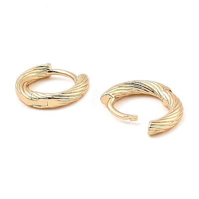 Brass Hoop Earrings EJEW-I289-04KCG-1