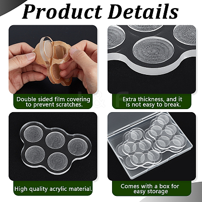 4Pcs Acrylic Display Box DIY-FG0006-85-1