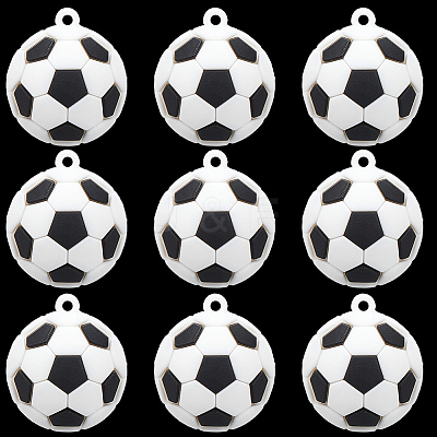 10Pcs PVC & Iron Charms FIND-SC0022-19-1