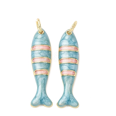 Brass Pendants KK-D019-29B-G-1