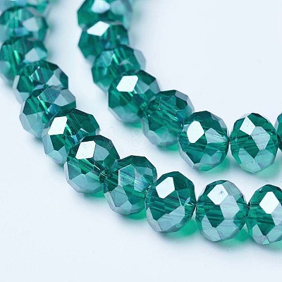 Electroplate Glass Beads Strands LS-EGLA-A034-T8mm-A18-1