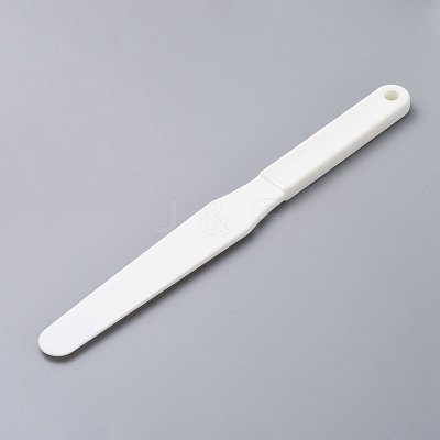 Plastic Oil Painting Scraper Knife AJEW-WH0104-38E-1