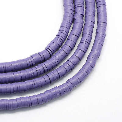 Handmade Polymer Clay Heishi Beads X-CLAY-R067-8.0mm-03-1