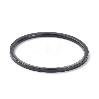 1mm Polished Plain Dome Finger Ring for Girl Women RJEW-C012-02B-EB-1