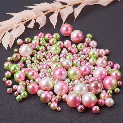 Imitation Pearl Acrylic Beads OACR-PH0001-06A-WH-1