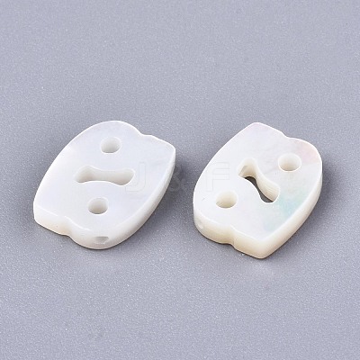 Natural White Shell Beads SSHEL-ZX004-02D-1