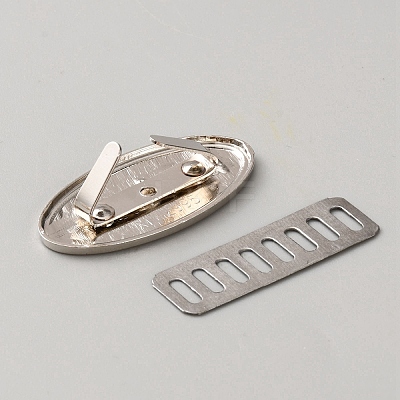 Iron Decorative Buckles IFIN-WH0816-005P-1