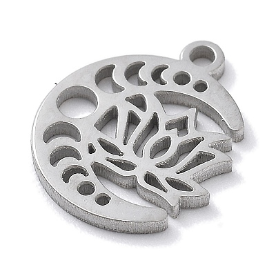 Anti-Tarnish 304 Stainless Steel Pendants STAS-R003-03P-01-1